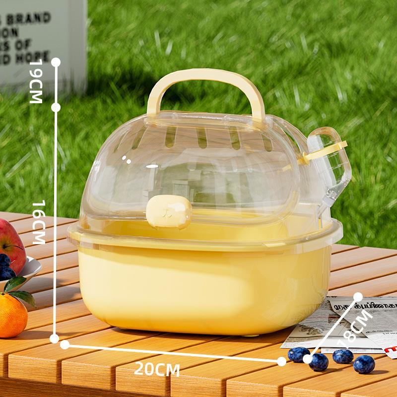 Tragbarer Hamsterkäfig für unterwegs Hamsterkäfig für draußen Astkäfig Mäusekäfig