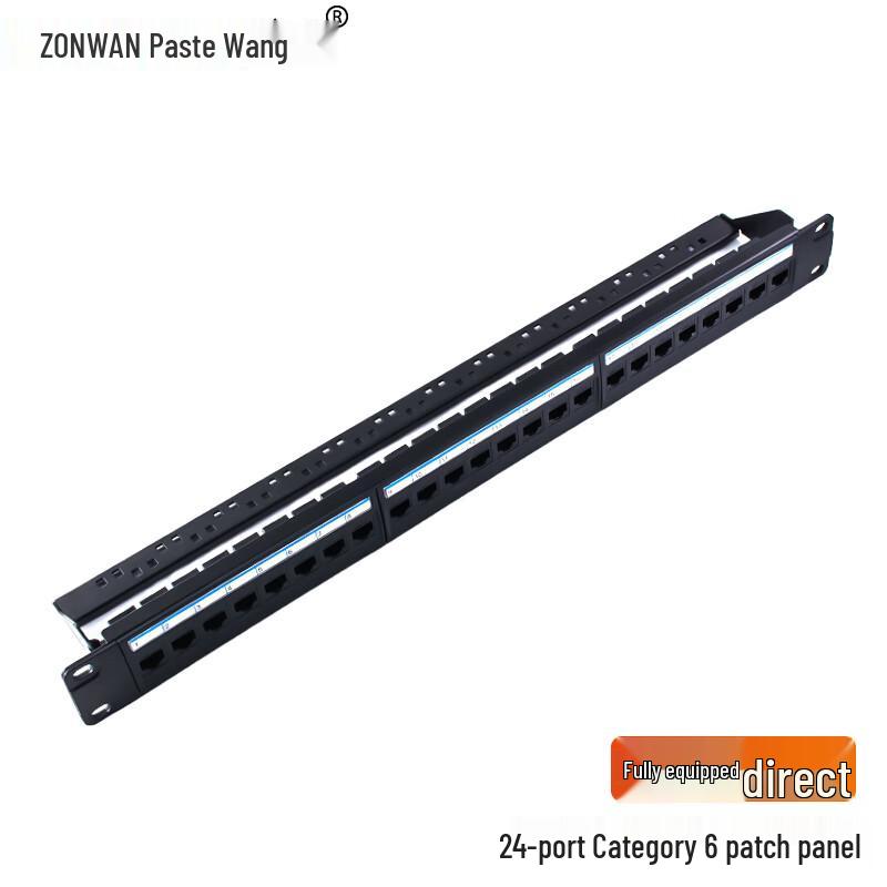 ZONWAN Rack-Mounted Network Patch Panel