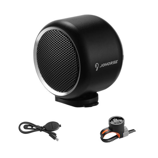 

Bluetooth-совместимый динамик, водонепроницаемый, компактный, перезаряжаемый, беспроводной, велосипедный гудок, портативный мини-динамик чёрный