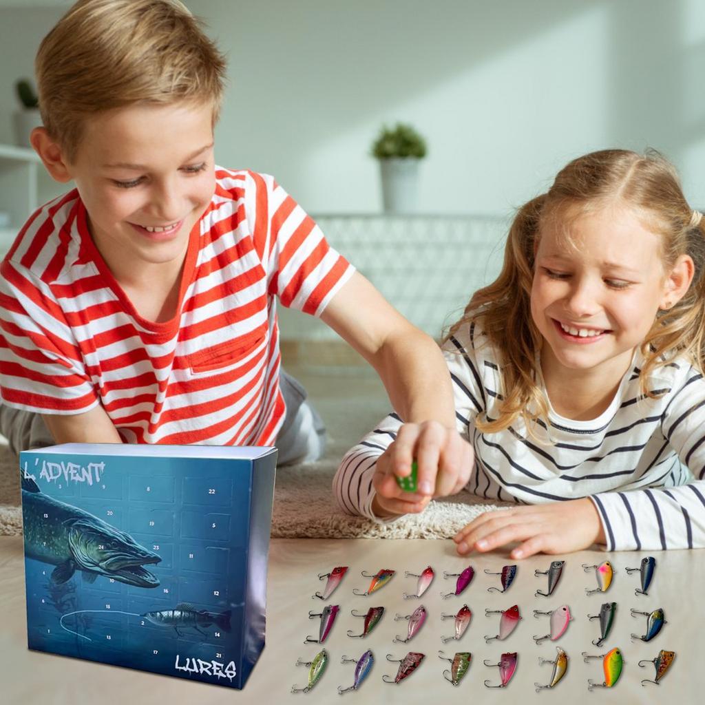 Fishing Event Calendar, Fishing , Unique Advent Calendar For Anglers, Advent Calendar Suitable For Fishing Enthusiasts