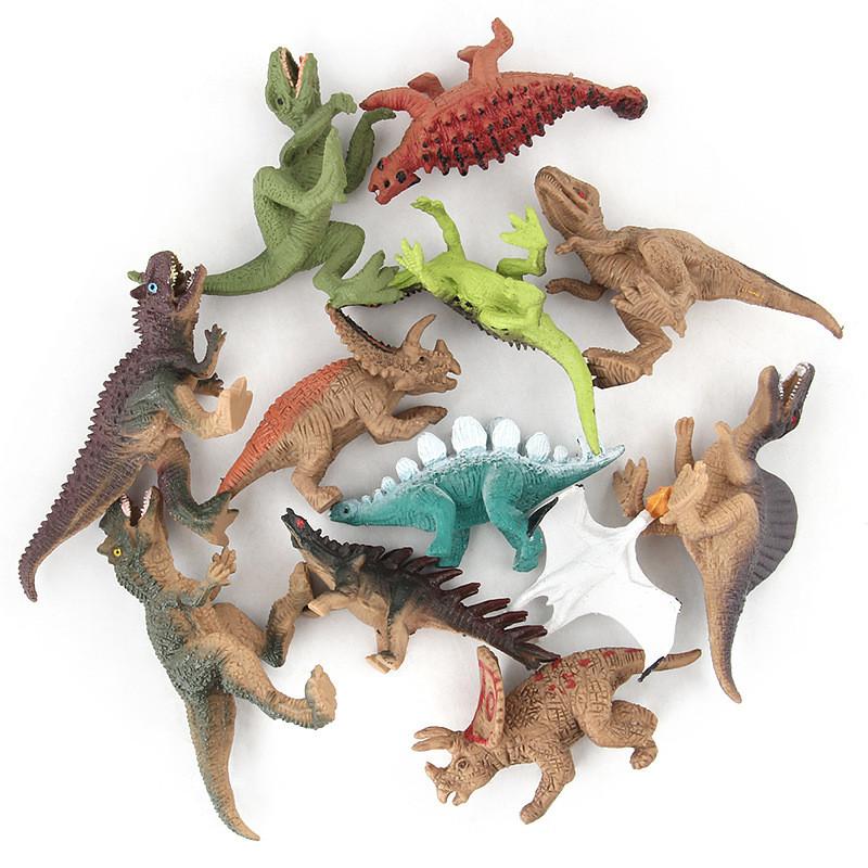 Miniature Dinosaur Tyrannosaurus Models Set Kids Learning Play Collection And
