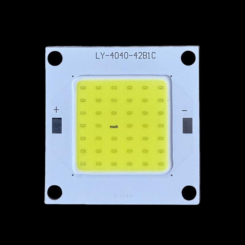 12V 50W Driver-Free COB LED Light Board, Warm White High-Brightness Light Chip.