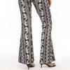 Women's Spring Summer European American Trendy Slim Fitted Pencil Vintage Printed Fashionable Micro Flared Pants