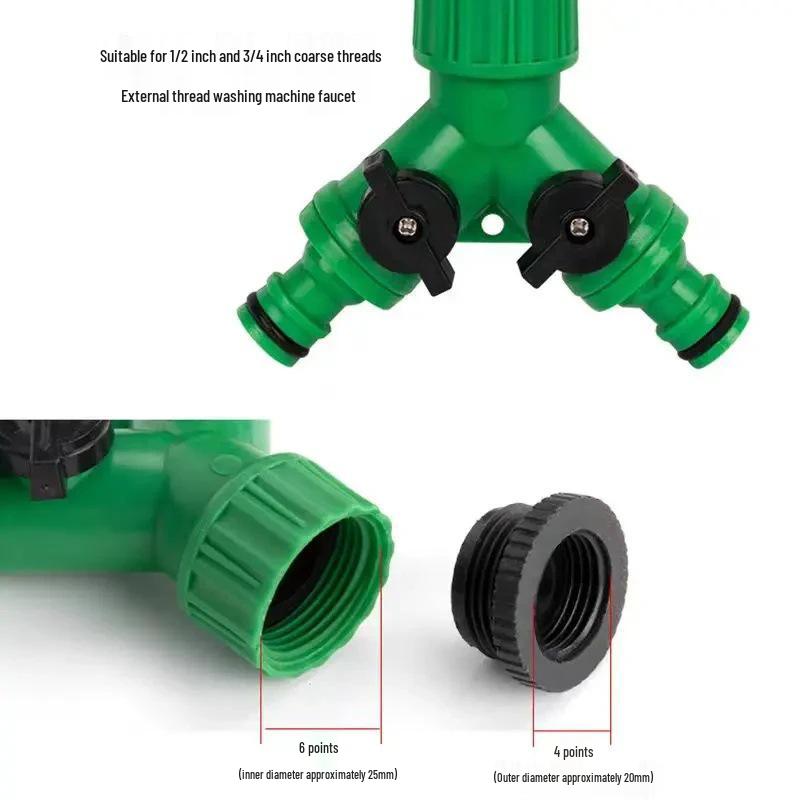 

Скидка для новичков: Садовый пластиковый зеленый ниппель-дивертор с внутренней резьбой для 4-точечного/6-точечного, один вход - два выхода с наружной резьбой