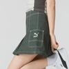 Puma Ss24 Outdoor Fashion Color Block Line Design Comfortable Breathable Trendy Casual Skirt Women Skirts Green 626864-80