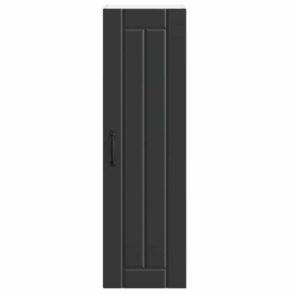 Wall Cabinet LUCCA Black 30 X 31 X 100 Cm Particleboard