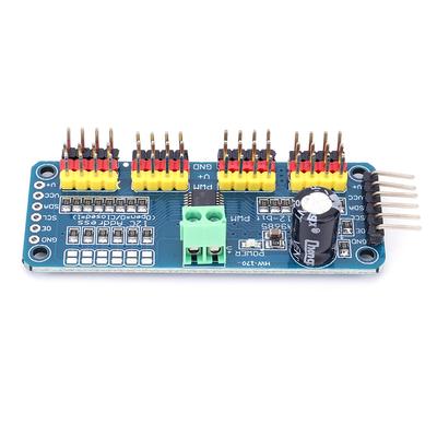 1-10Pcs PCA9685 PWM Servo Driver Board PCA9685 Controller Module IIC Interface 16 Channel 12-Bit for Arduino Robot/ Raspberry Pi