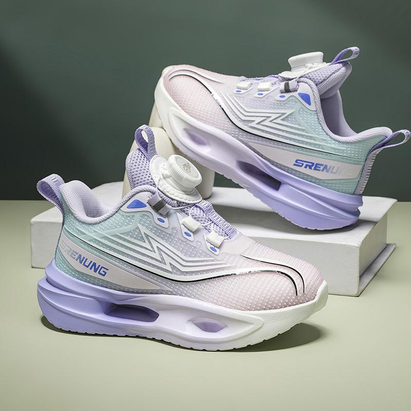 

2025 New Autumn Boys Shoes Children s Running Sneakers Students Shock Absorption Training Basketball Shoes Older Children s Breathable 40