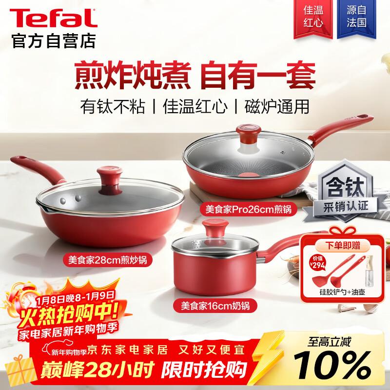 Набор антипригарной посуды Tefal