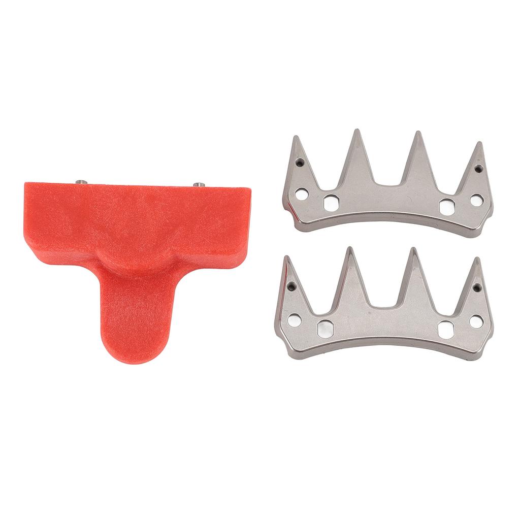 2Pcs Sheep Shears Replacement Blade 4 Teeth Precise Cutting Efficient Stainless Steel Wool Clipper Blade for Alpacas