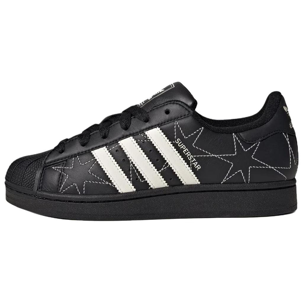 Adidas Originals Superstar 2 Classic Comfortable Skate Shoes Women Sneakers Black White IH4124