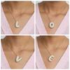 A-Z 26 Letters Necklace Gold Plated Women Chain Necklace  Jewelry Gift