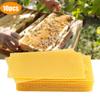Yellow Honeycomb Foundation Bee Hive Wax Frames Base Sheets Frames Honey Beeswax Sheets Frames Beekeeping Equipment