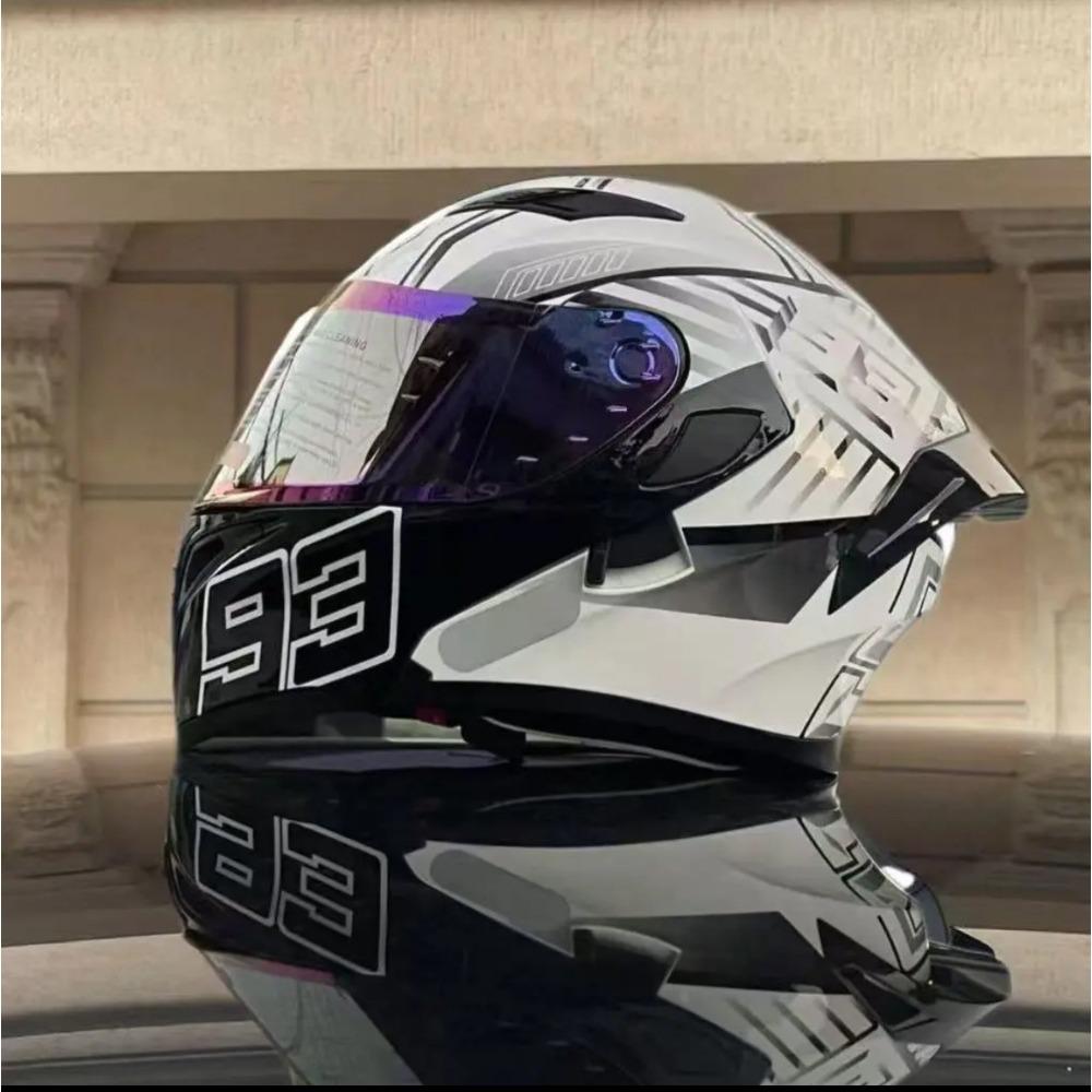 New face-off helmet extra large 70 extra large head circumference double lenses new motorcycle helmet