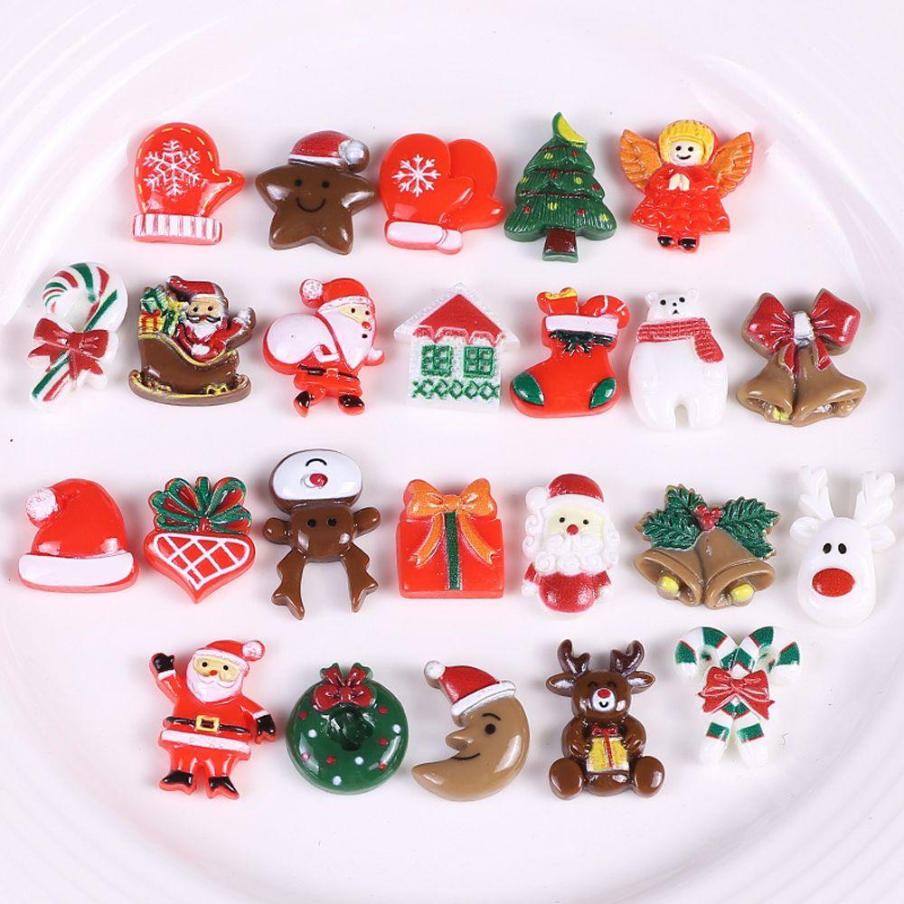 Jewelry DIY Ornaments 3D Nail Art Decoration Craft Supplies Resin Pendant Christmas Nail Charms