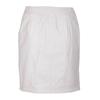 White Celia Leather Skirt Woman OAKWOOD