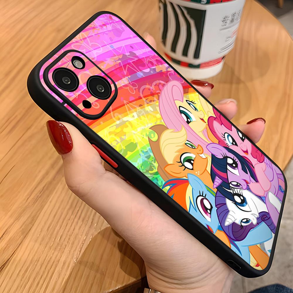 M-My Little P-Pony Phone Case For IPhone 17 16 15 Pro Max 14 Pro 1613 11 12 Mini Xs Xr Plus Se Matte Back Cover