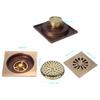 Copper Floor Drain Set Antique Floor Drain Easy Clean Shower Drain  Outdoor Shower