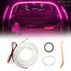 LED Car Trunk Light Strip Self Adhesive Dynamic Flowing Light Strip Multifunction Automatic Tail Box Light for Truck Trunk Decor