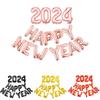 Einfache Aufblasung Frohes Neues Jahr Ballon Für Fröhliche Feier 2024 Folie Büro Kein Auslaufen Wiederverwendbar