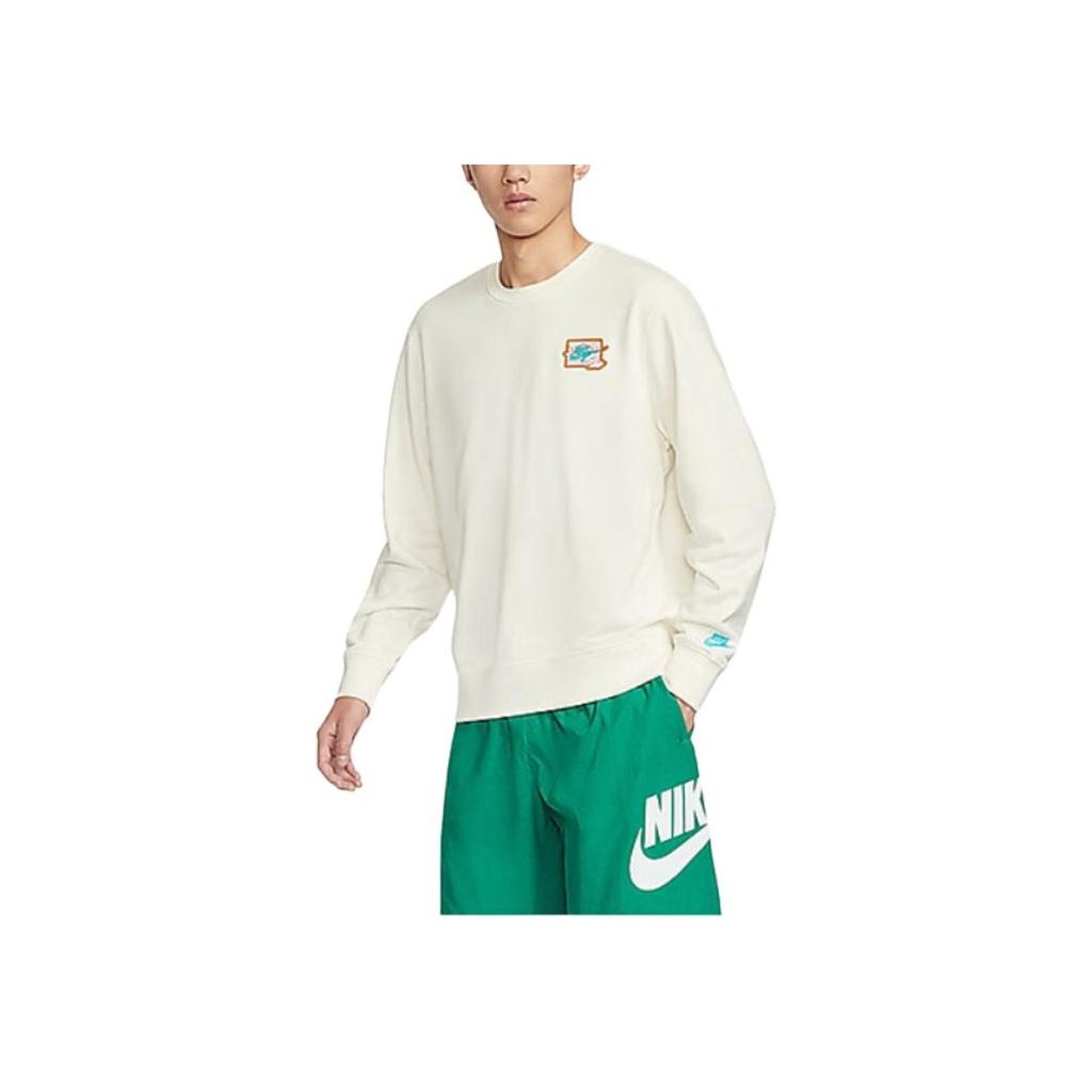 Nike Sports Fashion Comfortable Long Sleeve Hoodie Men hoodies Beige FZ0765-133