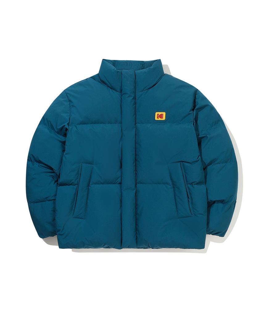 KODAK Stand Neck Duck Down Jacket Blue