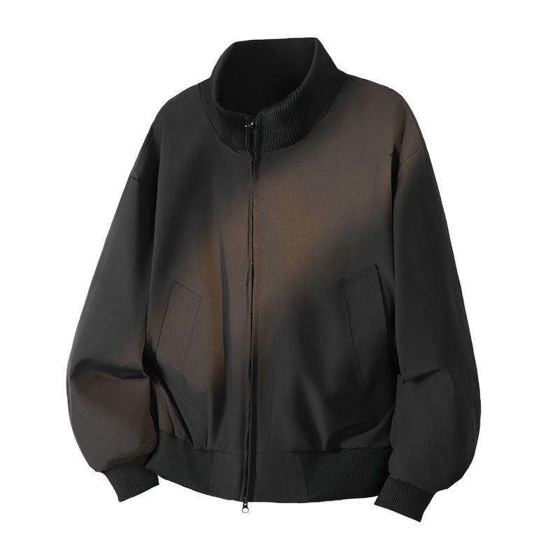 Men's Versatile Korean-Style Stand Collar Jacket for Spring/Autumn