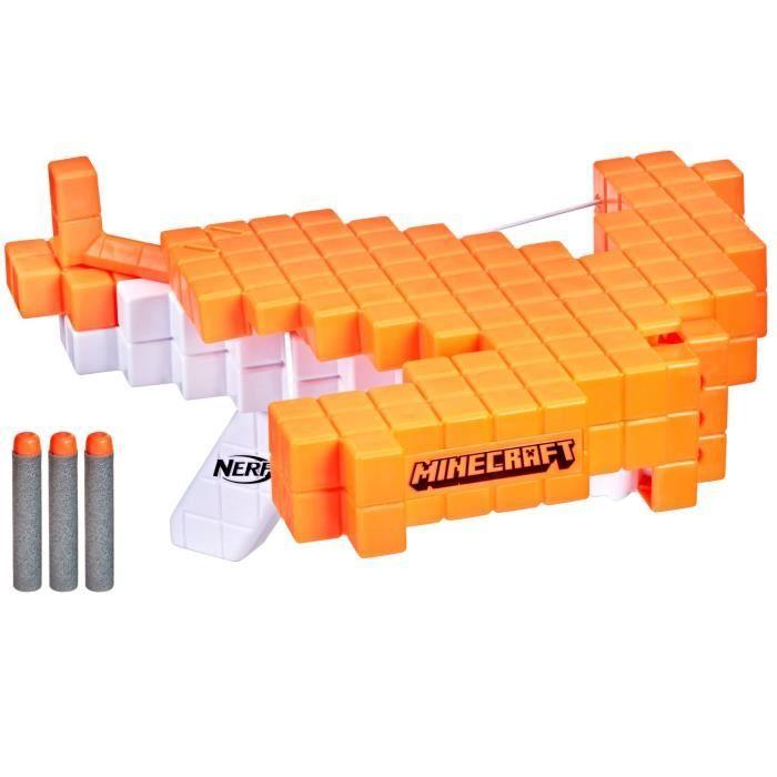 Nerf minecraft balestra del predone - nerf - gioco di tiro - multicolore - 8 anni e più chiaro