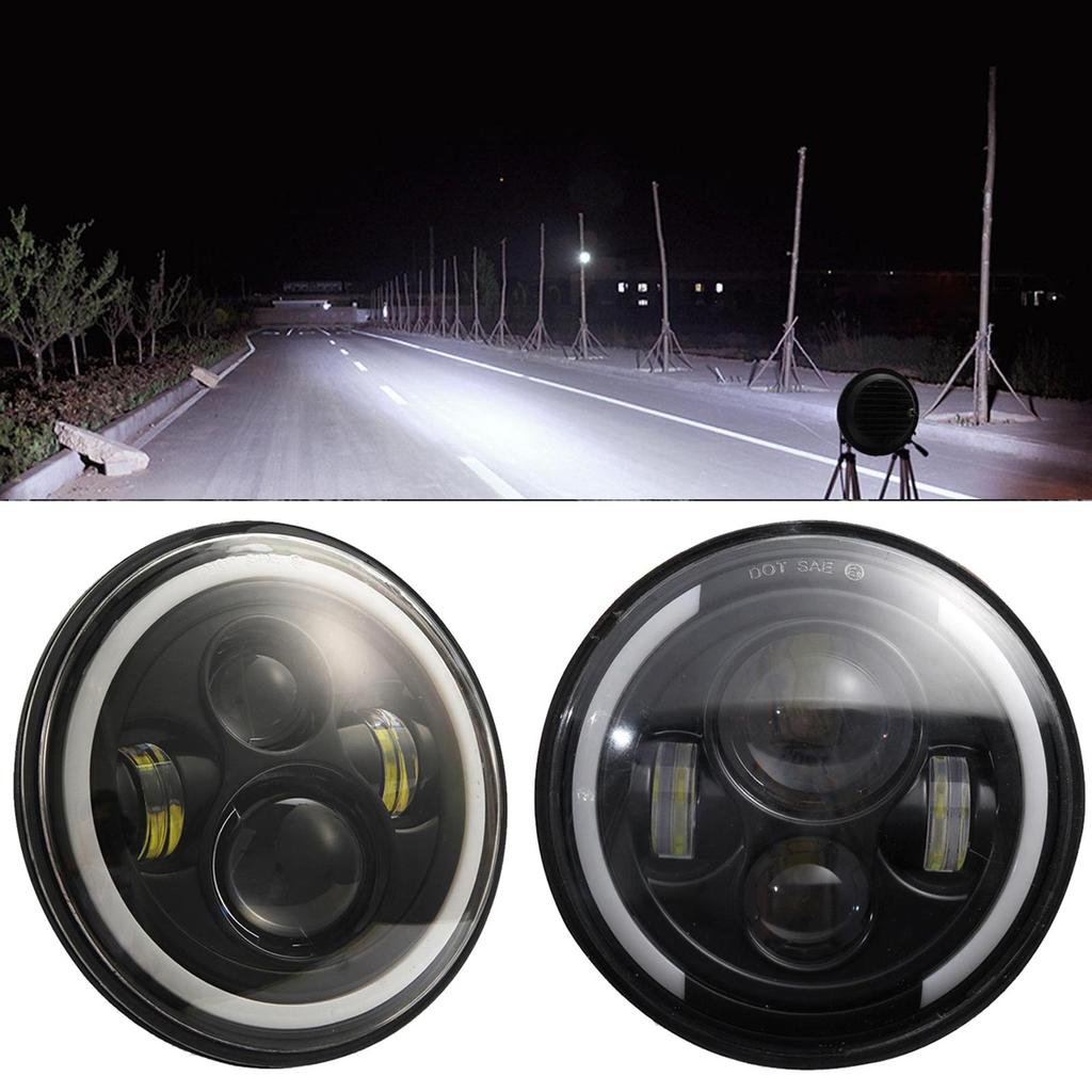 7" Runde LED Scheinwerfer 200W Scheinwerferlicht für JK 4 Türer 5 8 7