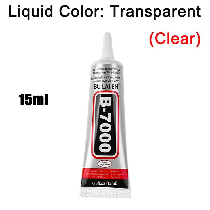 

B7000/T7000 Adhesive (15/110g) – A repair tool for mobile phones, jewelry, metal, and plastic – Waterproof, transparent/black