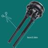 Dual Push Toilet Flush Button Round Head 38mm Water Tank Repair Accessory Round Toilet Flush Button ABS for Bathroom