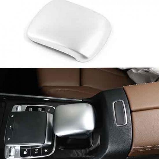 Накладка на консоль, ручку переключения передач, 1 шт., серебристая, для Benz GLA W156 -