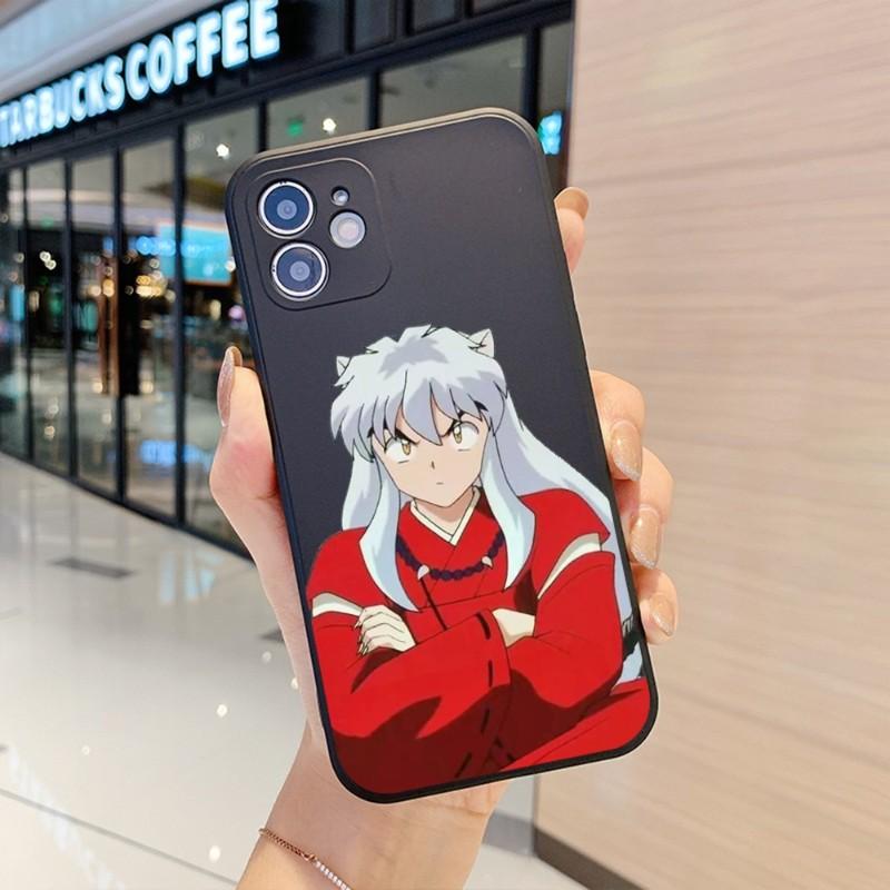 Inuyasha Sesshomaru Phone Case For IPhone 14 11 12 13 Pro Max X XR XSMax 6 6S 7 8 Plus SE 2022 Soft Square Color Phone Cover