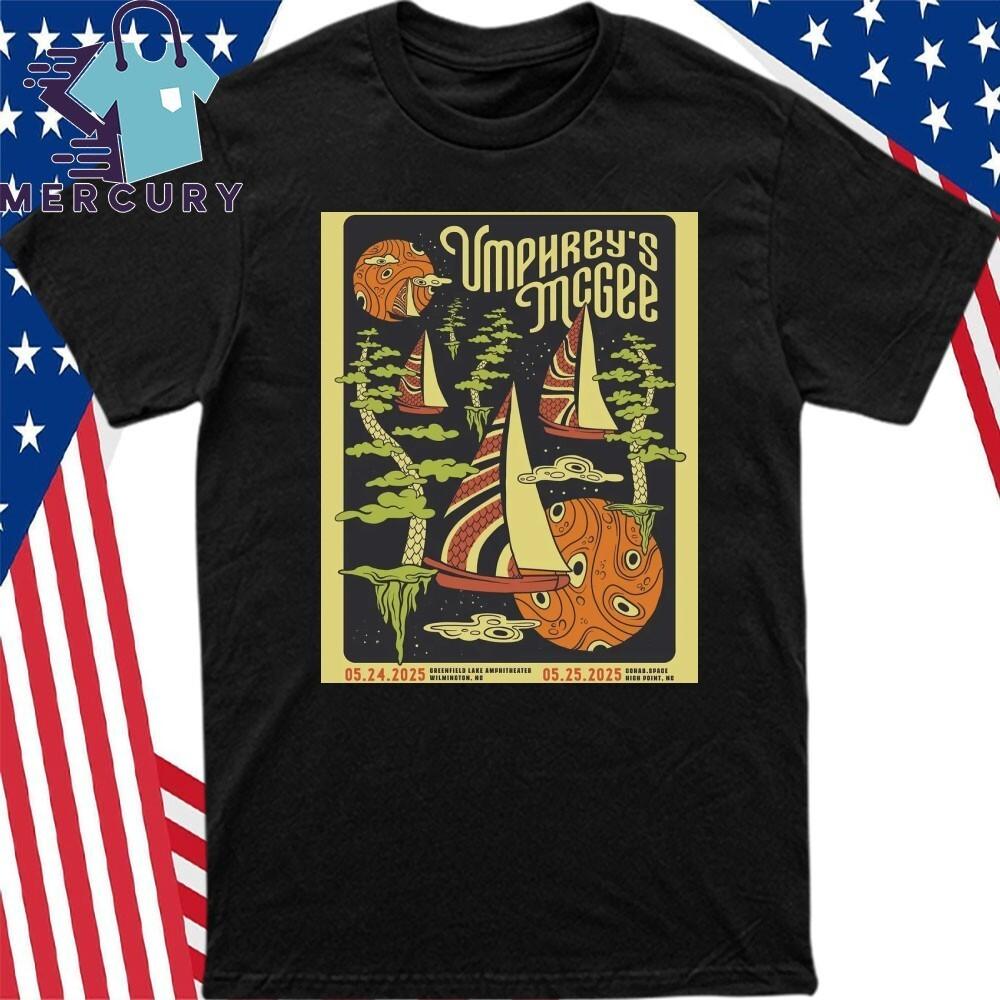 Umphrey’s McGee May 24 2025 Wilmington NC Poster Shirt Unisex T-Shirt XXL