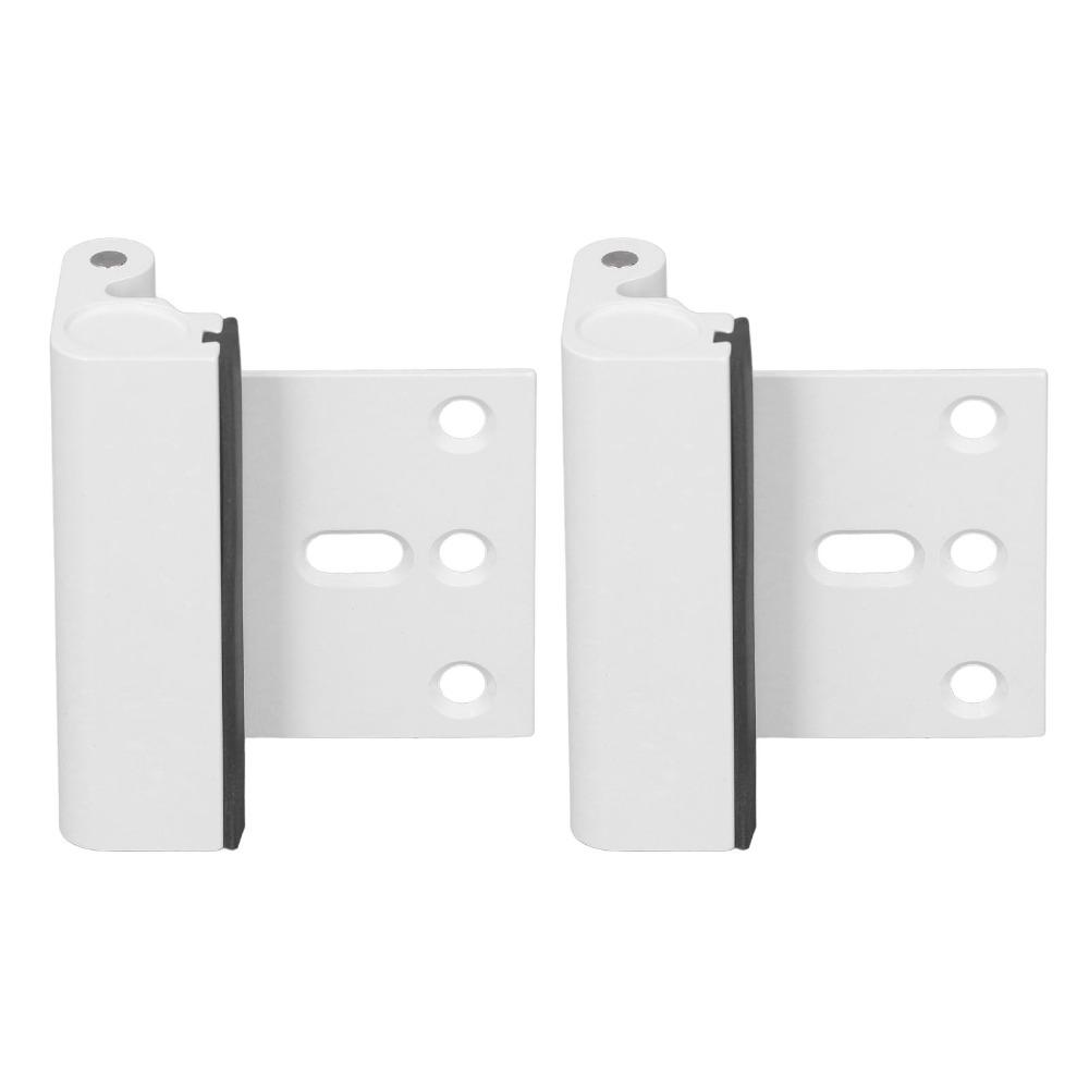 2pcs Aluminium Alloy Door Reinforcement Lock 800 Lbs Withstand Home Door Lock Home Security