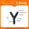 Y-Type Tee Barb Hose Connector for Water and Oxygen