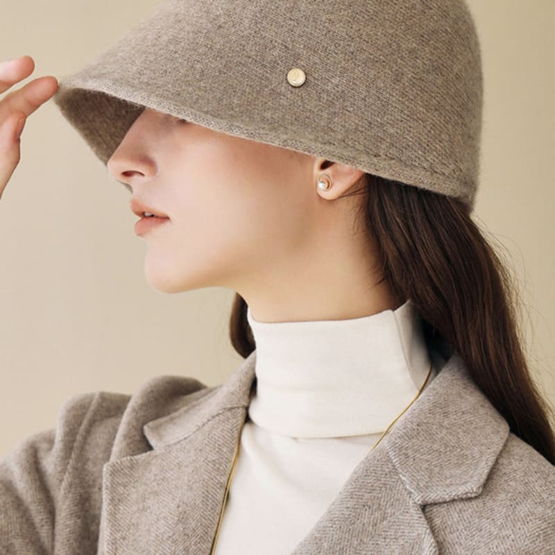 

JUARR Raccoon 50% Wire Wool Short Bucket Hat_7 Colors_JFFAC407M oatmeal