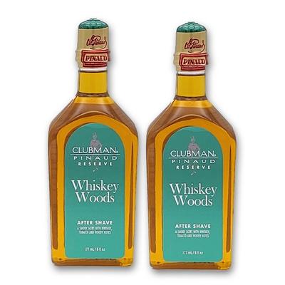 Clubman Pinod Whiskeywood 177ml 2pcs - Aftershave Lotion, 2pcs