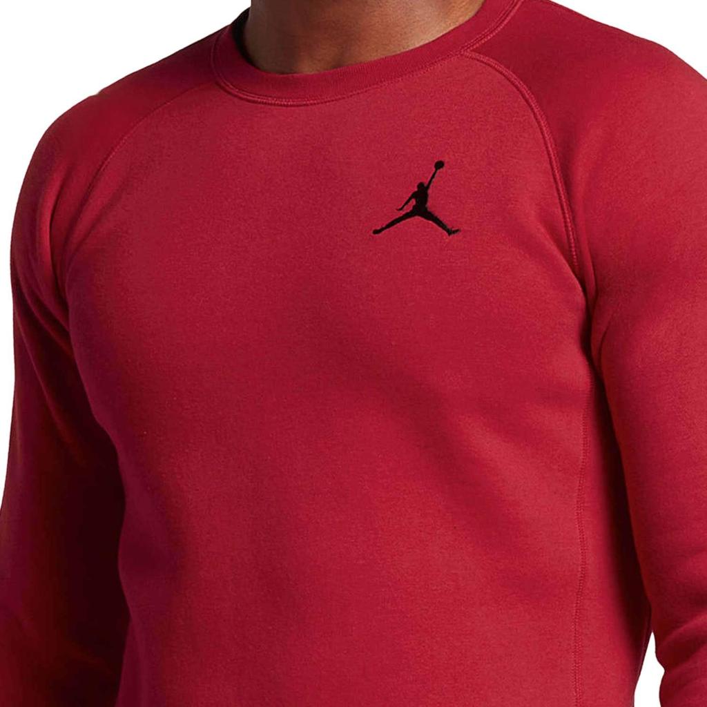 Nike Sweatshirts Men's Red Crew Neck Moderate Regular 823069-687
