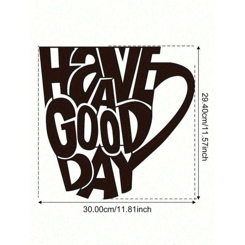 Metal Mug Wall Decor Modern Black Hanging Art Minimalist Kitchen Living Room Gift