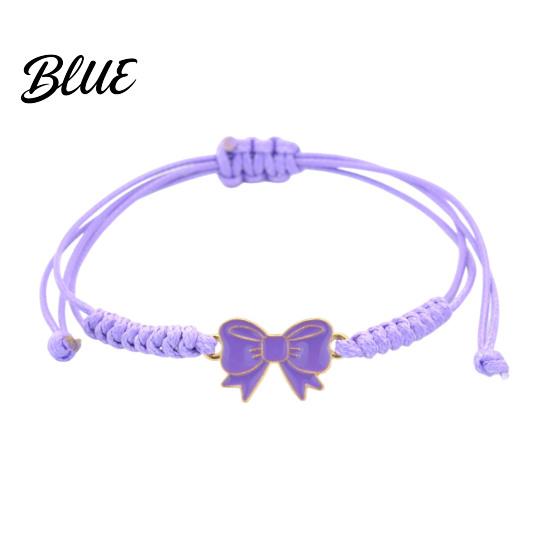 Adjustable Friendship Bracelet Bow Braided String Rope Handcrafted Fashionable Wrist