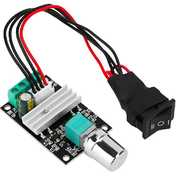 7-70V 30A PWM DC Motor Speed Controller, Adjustable PWM Motor Controller Switch 30A Variable Motor Speed Regulator