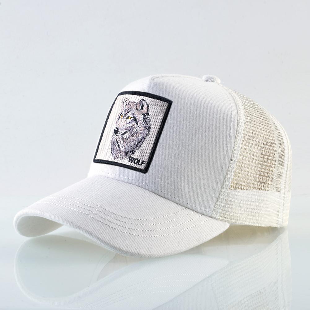 

Модная Бейсболка С Вышивкой Нашивка Волк Snapback Хип-Хоп Тракер Кепки Мужские Женские Для Улицы Дышащая Кепка с Козырьком