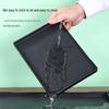 ZISIZ Extra Large Rectangular Anti-slip Serving Tray with 3 Compartments