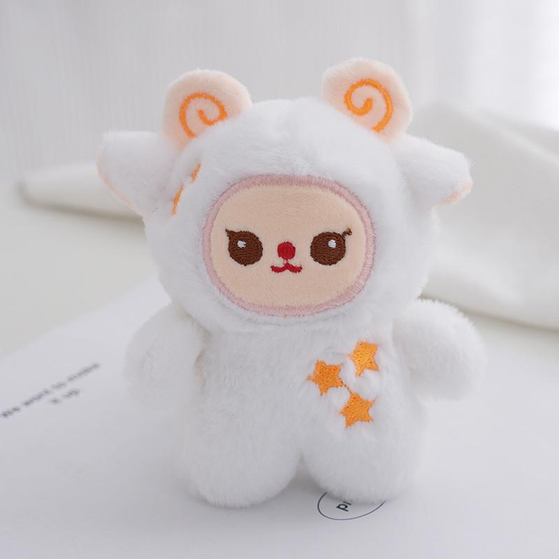 Adorable Plush Toy Star Sheep And Bunny Keychain Perfect Birthday Gift For Kids
