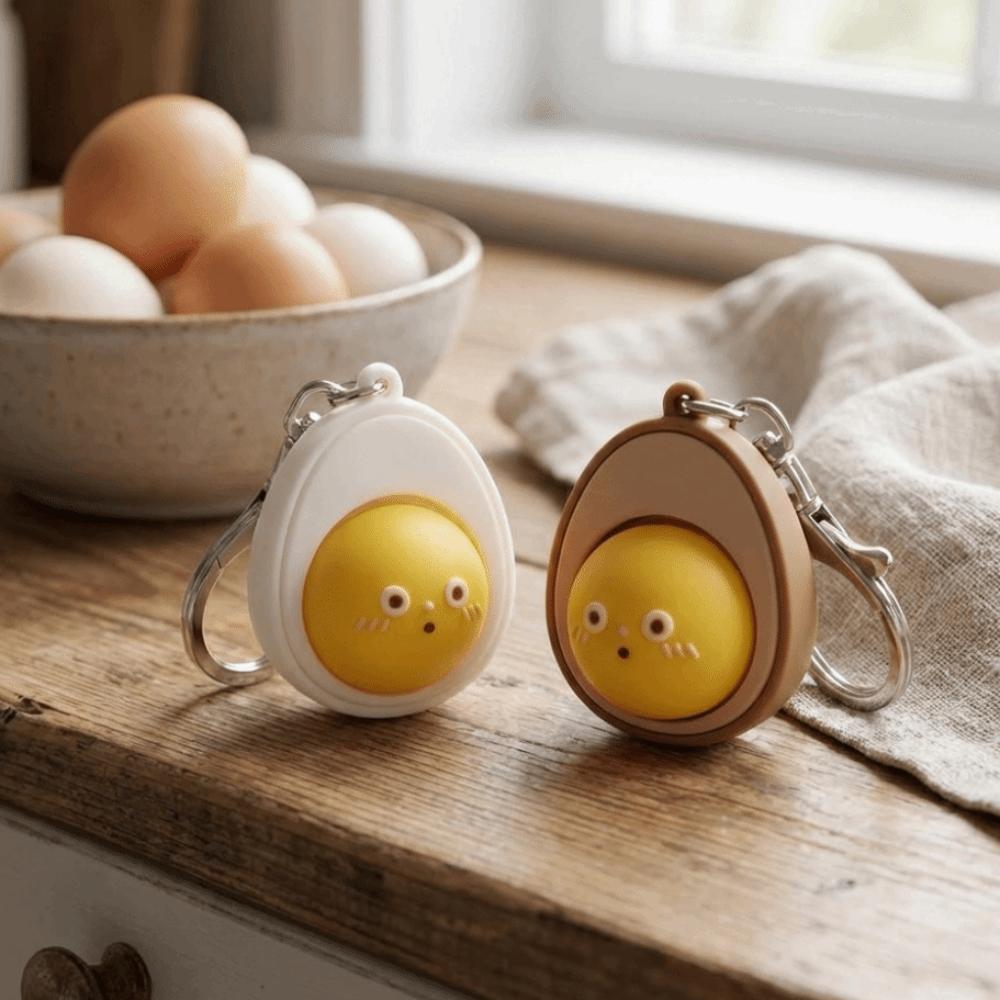 Funny Decompression Keyring Mini Cartoon Cute Fidget Pendant Adults