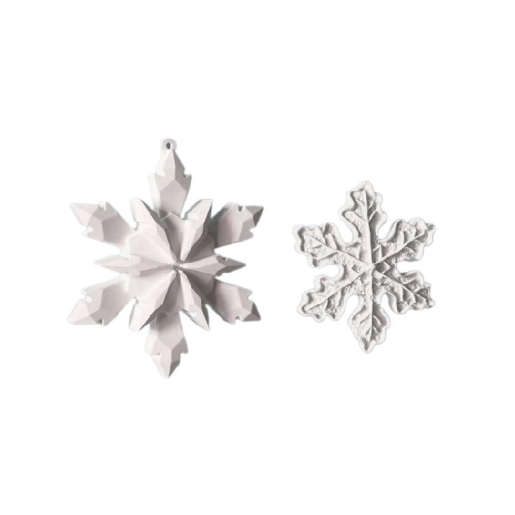 Flexible Silicone Snowflake Mold Set For Seasonal Baking And Decorative Craft Handmade Gifts Making Mould