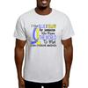 CafePress Means World To Me 1 Down Syndrome Shirts Light T S Men's 100% Cotton, Classic Graphic Light T-Shirt