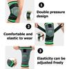 Joelheiras esportivas pressurizadas elásticas, suporte para joelho, fitness, basquete, vôlei, protetor de articulações, 1 ou 2 peças