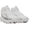 Under Armour Spotlight Hammer Mid top Soccer Shoes White Kids' (Unisex) Kids' Soccer Shoes 6006224 100
